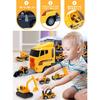 La Gacela Construction Vehicle 1 Storage 11 Mini Car Alloy DIY Working Pull Back Car Construction Work Indoor Birthday Gift Set, Car, Set, Car, Car,