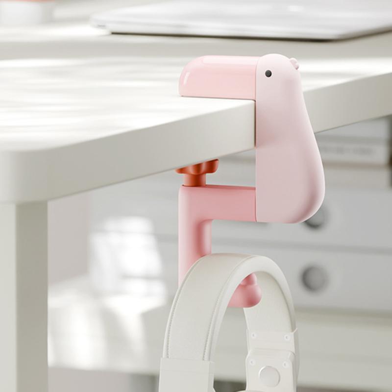 Myśląca Kaczka Przenośny Haczyk Wiszący Dekoracja Stół Portfel Torba Haczyk Wieszak Ścienny Uchwyt Torebka Bez Wiercenia Artykuły Biurowe dla Studentów