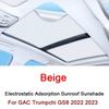 Roof Sunshade For GAC Trumpchi GS8 2022 2023 2024 Car Electrostatic Adsorption Sunroof Sunshade Skylight Blind Shading Sticker