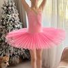 Fashion Puffy Ballet Tutu Skirt White Pink Stage Costume Swan Lake Ballet Dress Modern Party Dress Princess Dress Dance