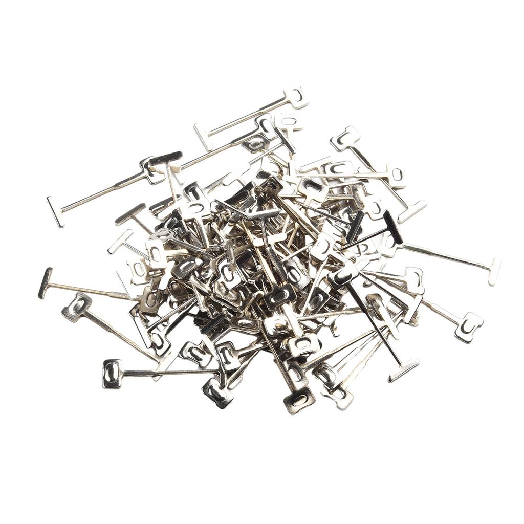 10PCS T-shaped Steel Needle Stainless Steel 0.9mm 1.5mm