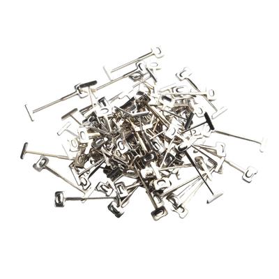 10PCS T-shaped Steel Needle PP Silver Stainless Steel 0.9mm