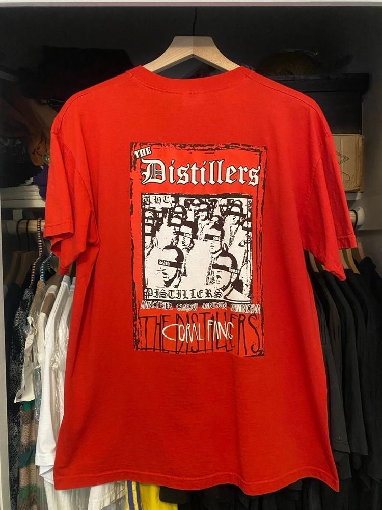 

Новая Редкая The Distillers Coral Fang Подарок для Фанатов Унисекс Все Размеры Футболка LW399 Унисекс Футболка L