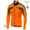Fleece Thermal Cycling Jersey Winter Road Mountain Biking Unisex Warm Long Sleeve Bike Top