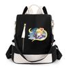 Segelmond-inspiriertes Damen-Oxford-Nylon-Rucksack für Reisen, Schule, Streetwear, Freizeit