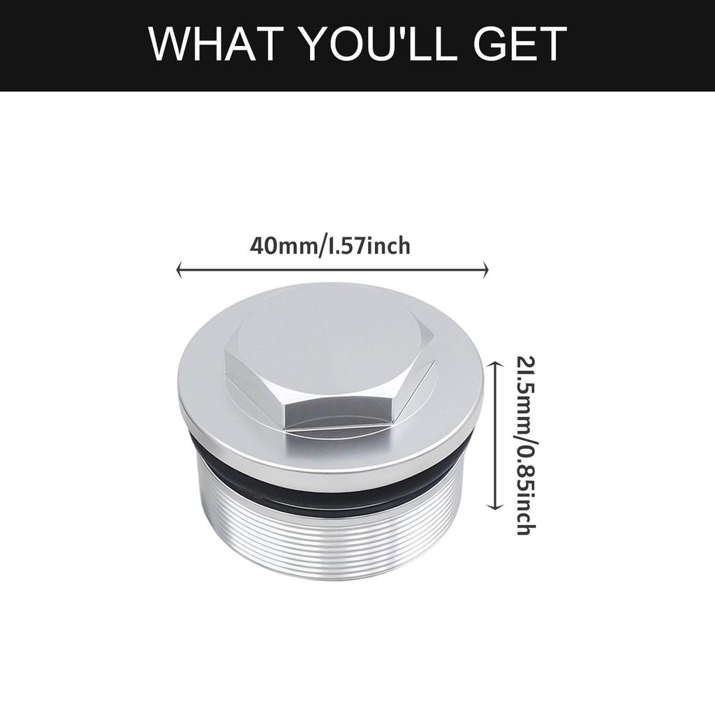 Gabelobere Schrauben Bolzen Kappe Mutter Ersatz für Kawasaki Ninja400 ZR400 ZRX400 EN650 ZR750 ER650 EX650