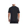 Under Armour Alphabet Print Straight-Cut Crew Neck Short-Sleeve T-Shirt Men Tops Black 1373743-001