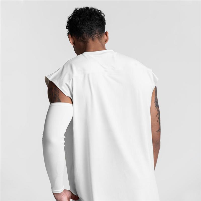 Muscleguys Neu eingetroffenes ärmelloses Herren-T-Shirt, atmungsaktives Sport-Tanktop, Sommer-Lauf-Workout-Weste, Bodybuilding, Fitnessstudio, Fitness-Unterhemd