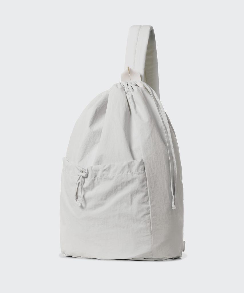 Musinsa Standard Crinkle Drawstring Easy Slingback [Dusty Cream]