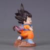 10cm/3.94in Anime Dragon Ball Childhood Little Goku Hugs Puer Action Figures Pvc Desktop Ornamen Collection Model Toys Gifts Round Sensory Compression