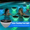 Solar Schwimmende Poollichter, Wasserdichte Automatische Schaltung Schwimmende Beleuchtung, mit Intelligenter Sensorsteuerung Farbwechselnde Projektions-Poolleuchte