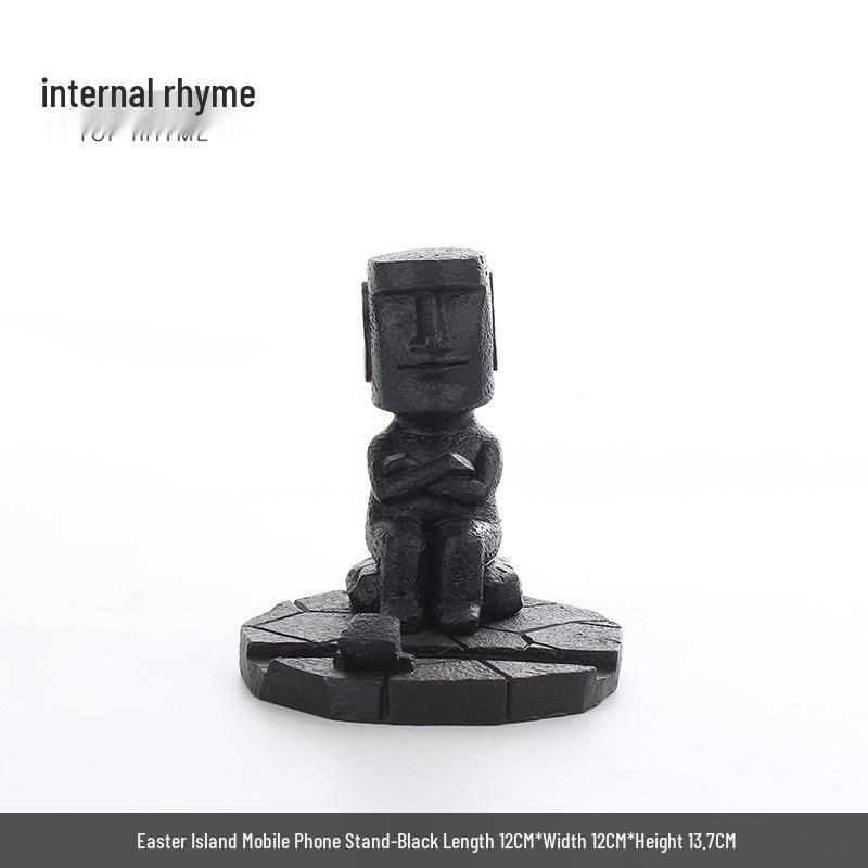 Nordic Resin Easter Island Statue Decor for Living Room TV Cabinet
