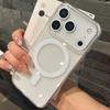 For Magsafe Magnetic Charging Transparent Case For iPhone 17 16 Pro Max 15 14 13 12 11 XS X XR 7 8 Plus 16E 17 Air Acrylic Cover