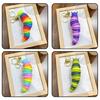 Colorful Caterpillars Plastic Keychain Creative and Cartoon Animal Bag Pendant