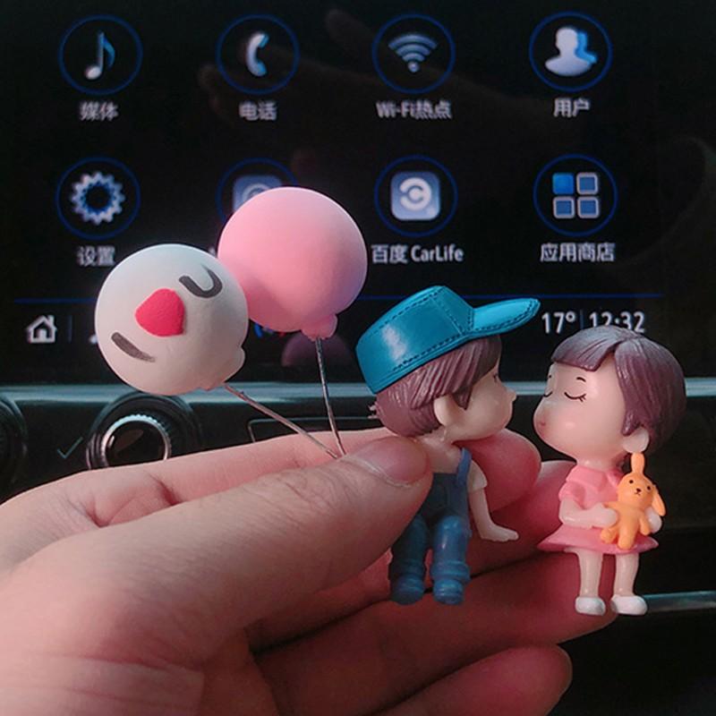 Couples Car Dashboard Decor Doll Interior Tool Vehicle