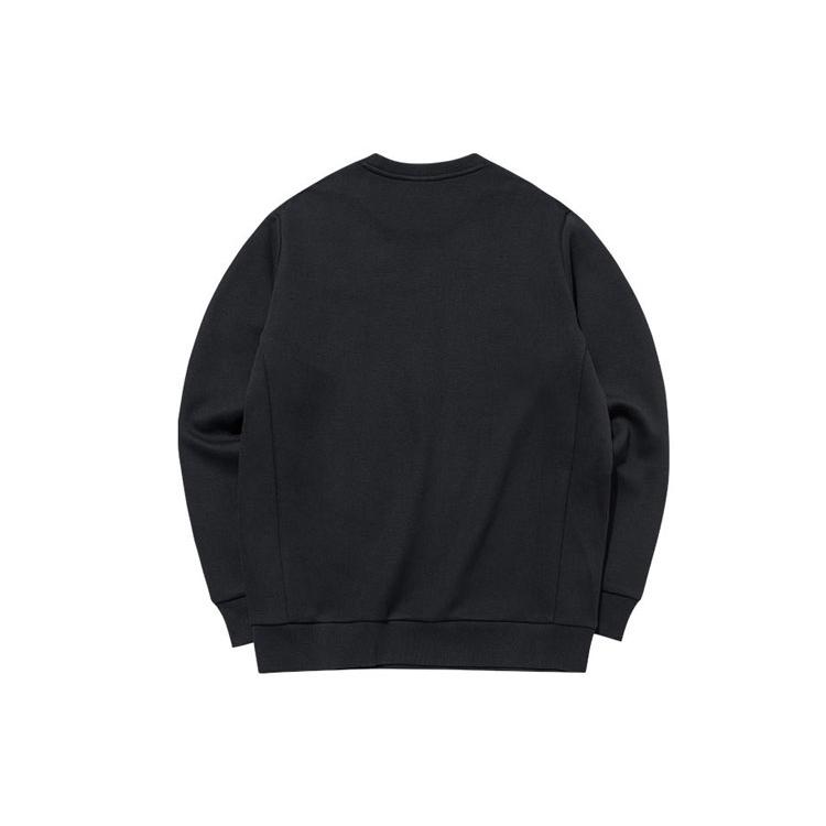 Anta Variety Training Collection Sweatshirts Men's Black Crew Neck Moderate Regular 952147703-3