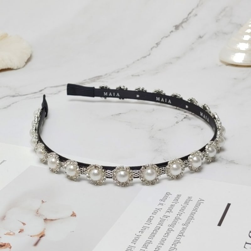 MAIA Flower Jewel Princess Headband