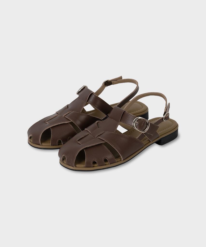 Drawfit Women Arco Fisherman Sandals [Black]