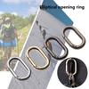 Accessories Camping Hiking Bag Belt Buckles Spring Oval Rings Outdoor Carabiner Handbags Clips