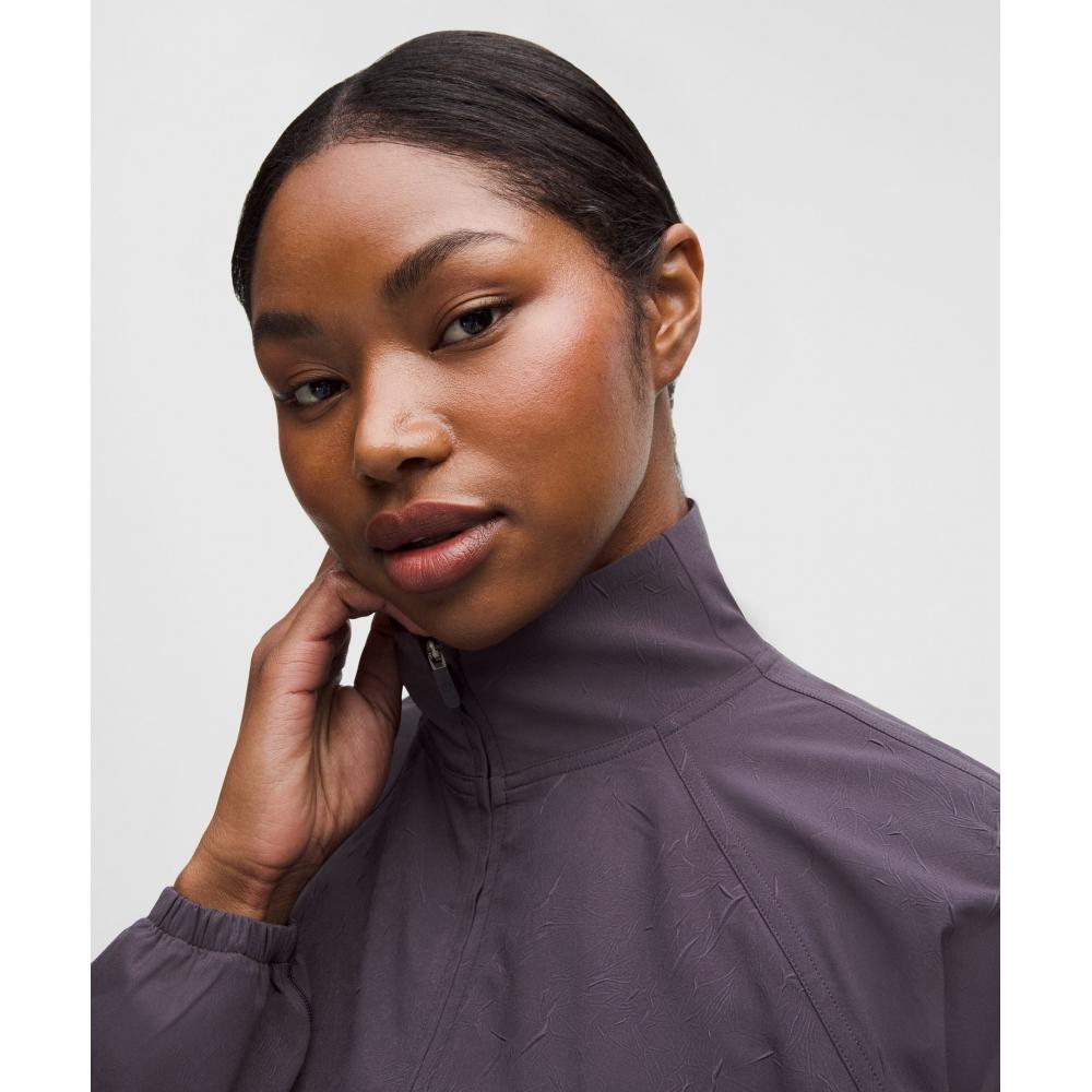 Lululemon Adapted State Vented Jacket Crinkle Atmospheric Purple