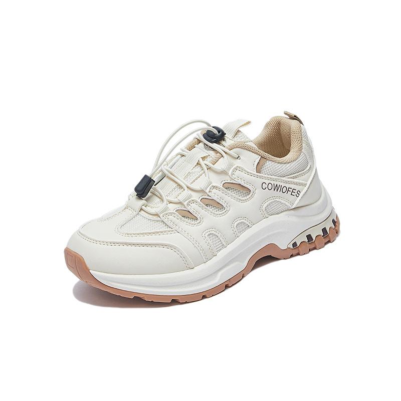 

ins Korean version mesh dad shoes women 2025 autumn new breathable schoolgirl sports shoes casual shoes BR8615 35 бежевый