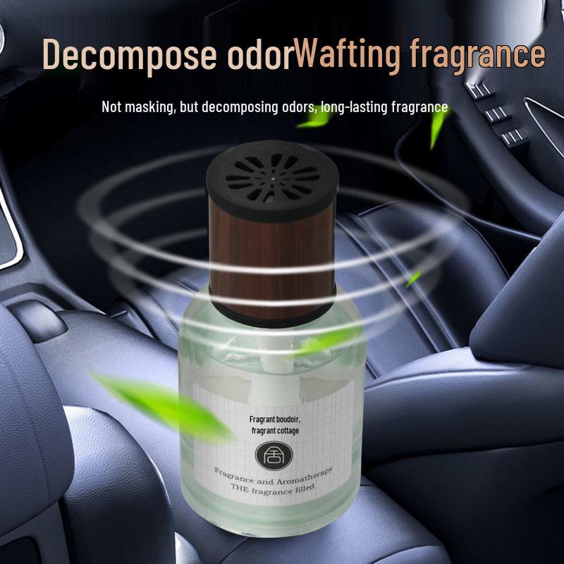 Luxury Car Aromatherapy Ornament: High-Capacity, Long-Lasting Scent for Interior Decoration and Odor Removal