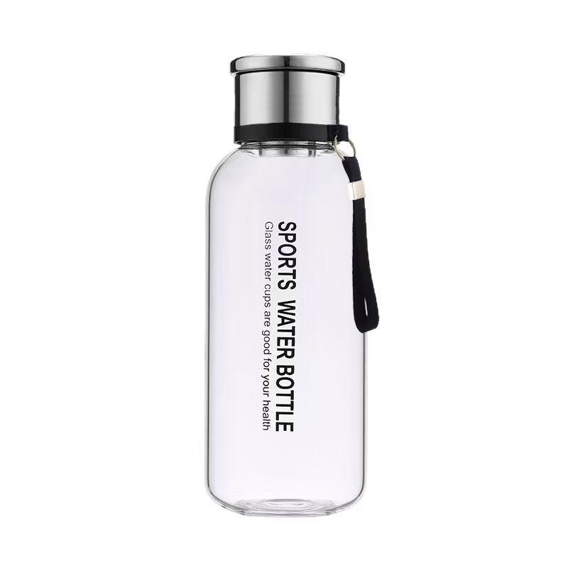OLOEY 750ml High Borosilicate Glass Water Bottle