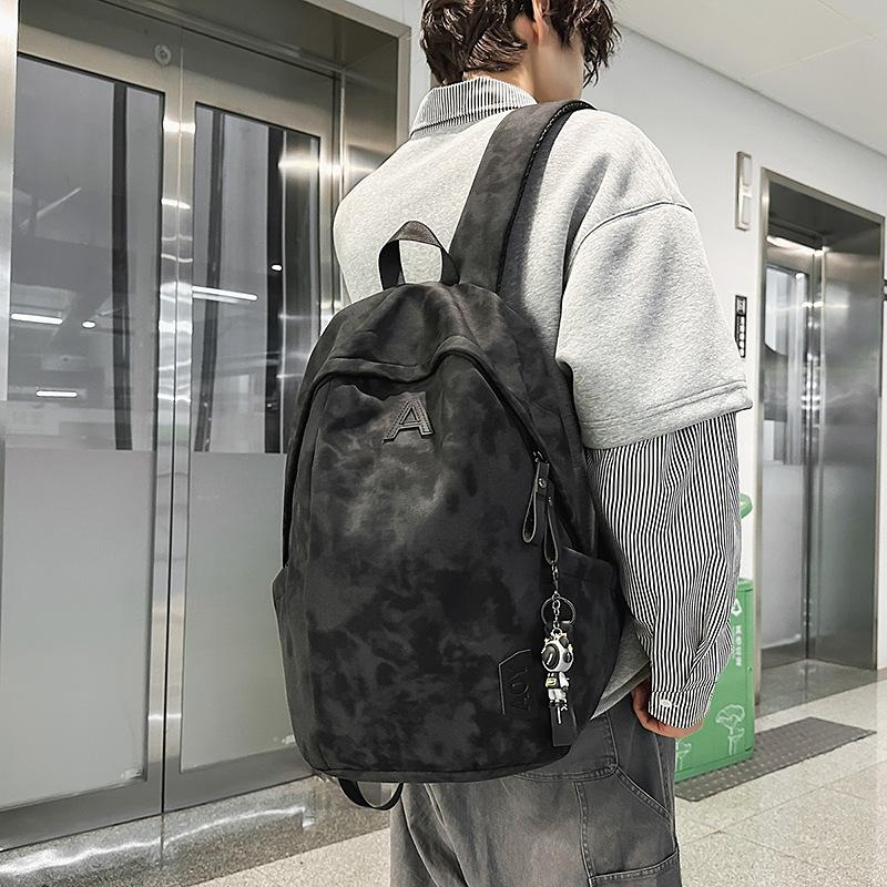 Schoolbag new large-capacity backpack camouflage retro travel backpack college student hot-selling new casual fashion schoolbag