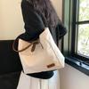 Large Capacity Bag Women's New Summer Oxford Cloth High-end Shoulder College Student Commuting Tote Bag