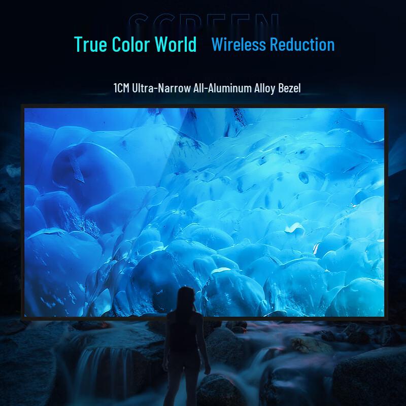 HONG YE 16:9 Electric Remote Control Projector Screen