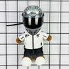 Motorcycle Helmet Rabbit Pattern Decoration Trunk Pendant Bear Helmet Riding Motorcycle Brigade