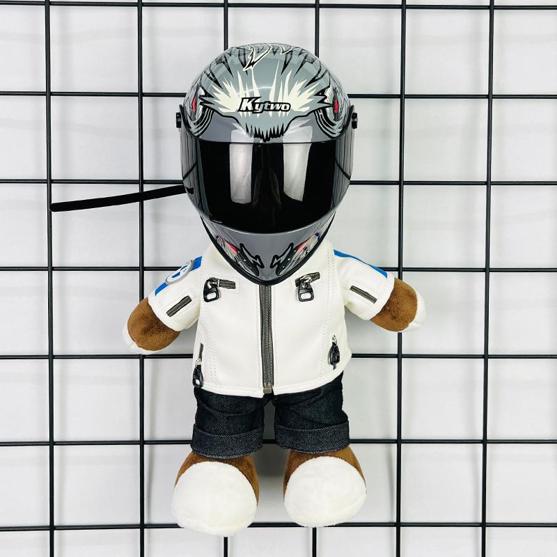 Motorcycle Helmet Rabbit Pattern Decoration Trunk Pendant Bear Helmet Riding Motorcycle Brigade