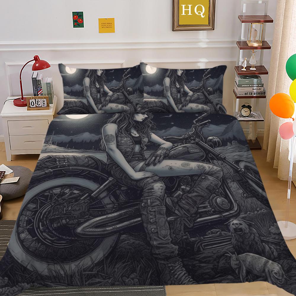 Beauty Skull Duvet Cover Twin Queen Size Bedding Set Cover Home Textiles Adults High Quality Bedding Cover Suit