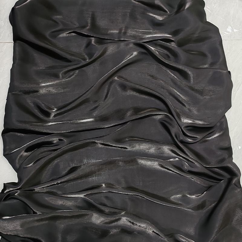 1M Glossy Silk Gradient Fabric Polyester Holographic Gradient Shiny Fabric For Diy Sewing Hanfu Dress Tablecloth Background