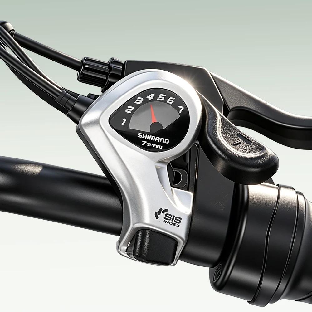 EB5Max Bicicletta Elettrica con Ruote Grasse a 7 Marce Batteria 48V 18.2AH Autonomia 85 Miglia 250W velocità 25KM/H Bicicletta Elettrica