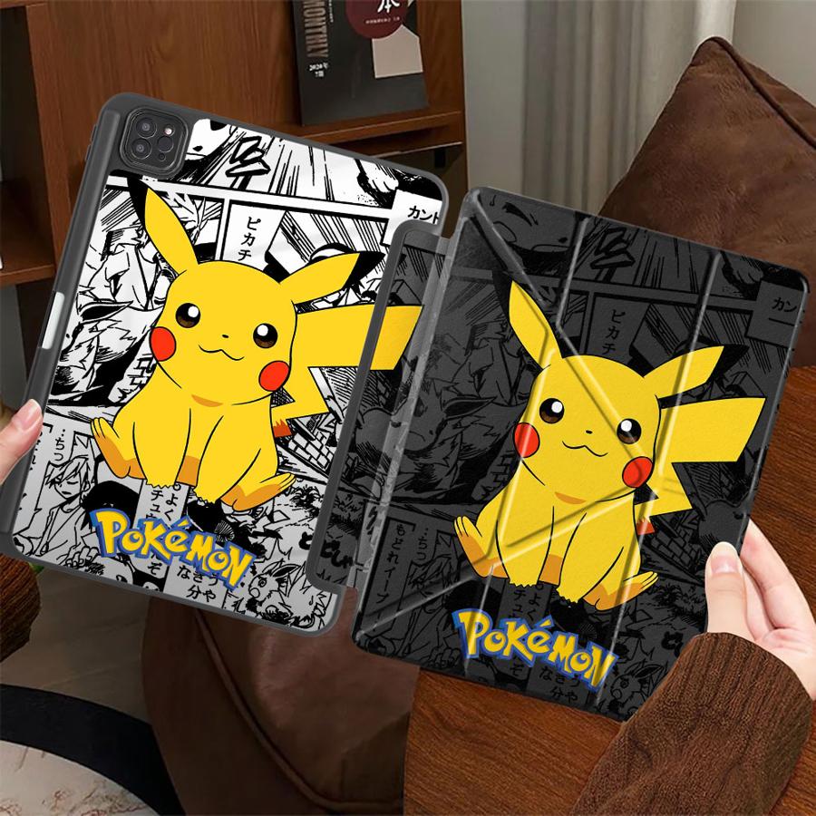 

Pokemon Comic Pikachu Holder Cover Tablet Case For iPad Mini 6 7 Air 4 5 M3 M2 1 2 M4 11inch Pro 11th 10th 9th 8th 7th 12.9inch ipad Air4 10.9 2020