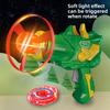 Children's toys flying saucer gyro dual-purpose dinosaur gun flying flash outdoor bamboo dragonfly glowing frisbee