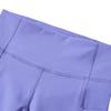Saucony Solid High-Waisted Nine-Point Tight Sports Leggings Women leggings Light-Milk-Gray Purple SC1230002DY-PP36