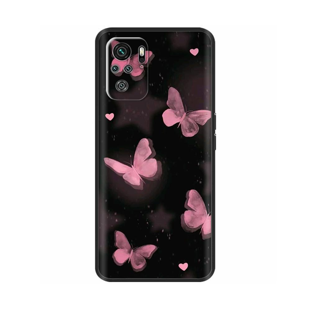 For Redmi Note 10 Case Note 10s Cute Soft TPU Protector Silicone Cover For Xiaomi Redmi Note 10 Pro Lightweight Shockproof Cases