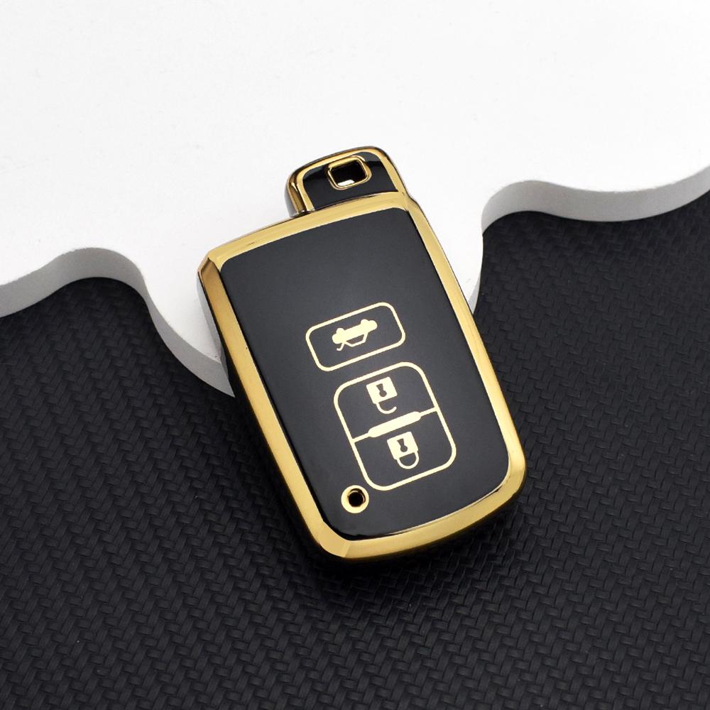 2/3/4 Buttons Anti-Scratch TPU Key Fob Cover for Toyota Camry RAV4 2012-2018 Key Holder Fit For Auris Hybrid Avalon Yaris Verso