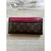 Used Louis Vuitton Monogram Marielouise Long Wallet Fuchsia