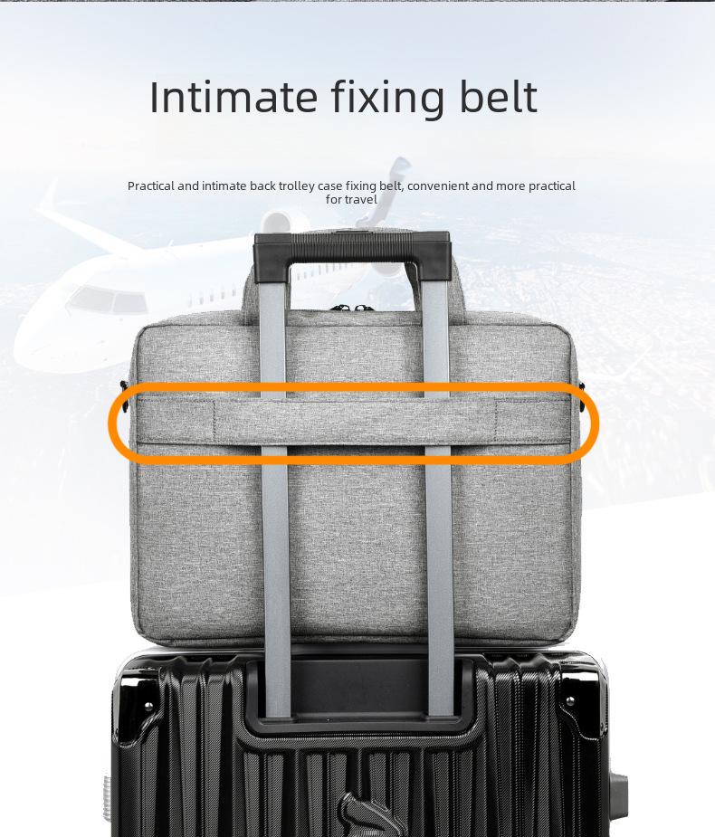 Servietă antișoc cu un singur umăr pentru laptopuri de 15,6 inchi - Compatibilă Huawei și Dell