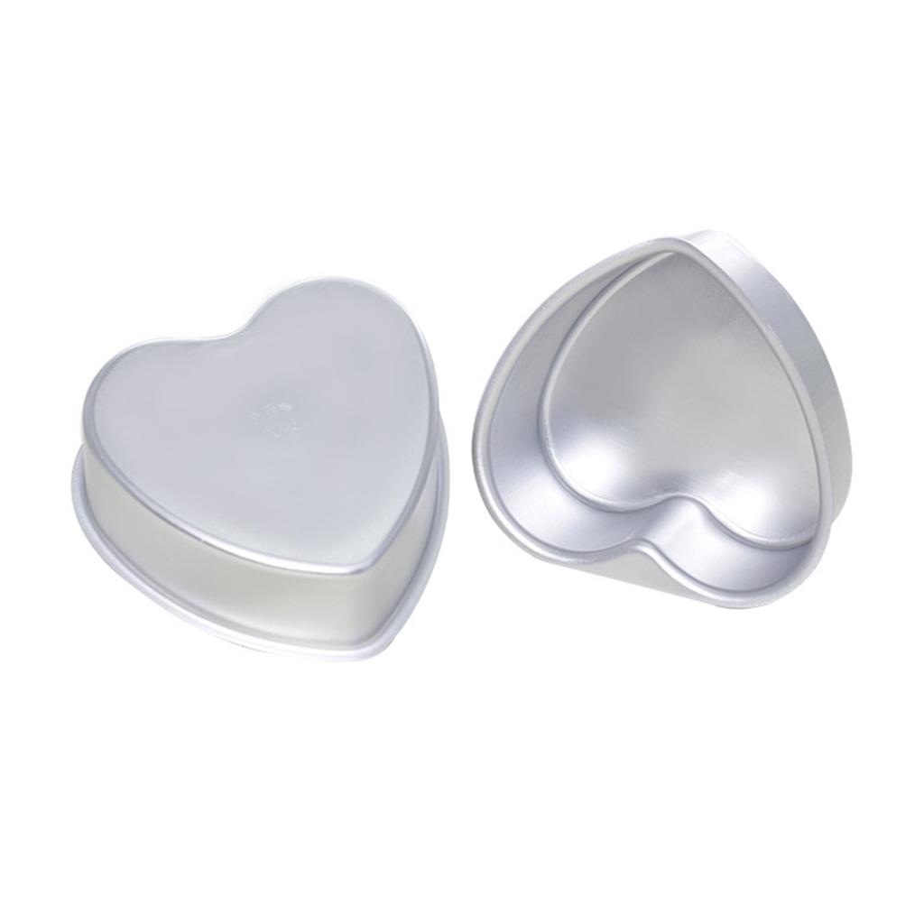 6inch Heart Baking Pan Aluminum Alloy Dishwasher Safe Non Finish
