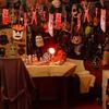 Halloweenowy Baner z Krwawym Nożem Straszna Dekoracja Wisząca Halloween Bar Klub Zombie Wampir Impreza Dekoracje Artykuły