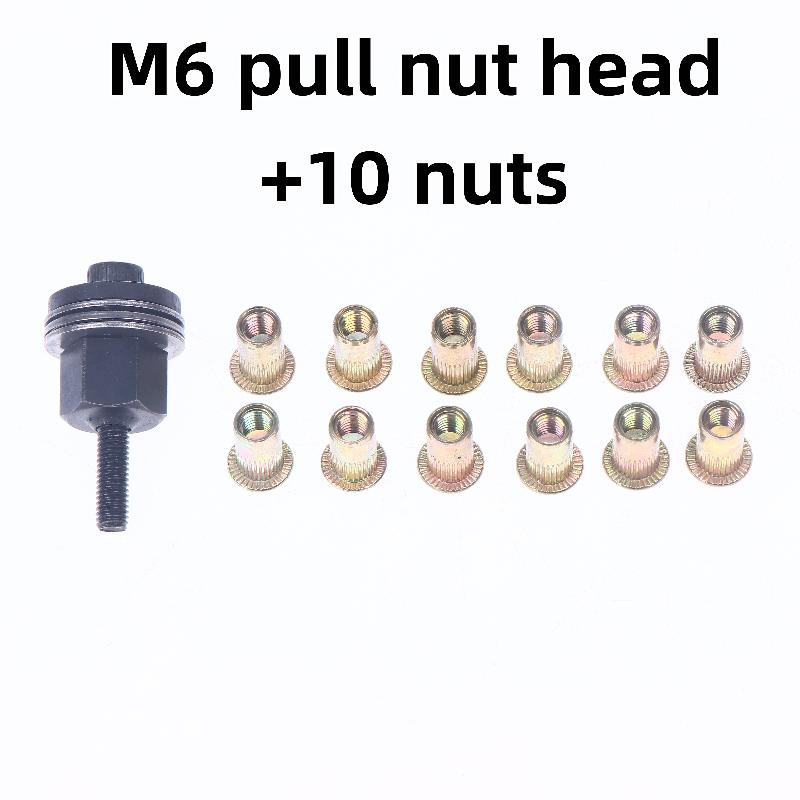 11Pcs Manual Riveter Nut Tool Accessory For Nuts M3 M4 M5 M6 M8 M10 M12 Simple Installation Hand Rivet Nut