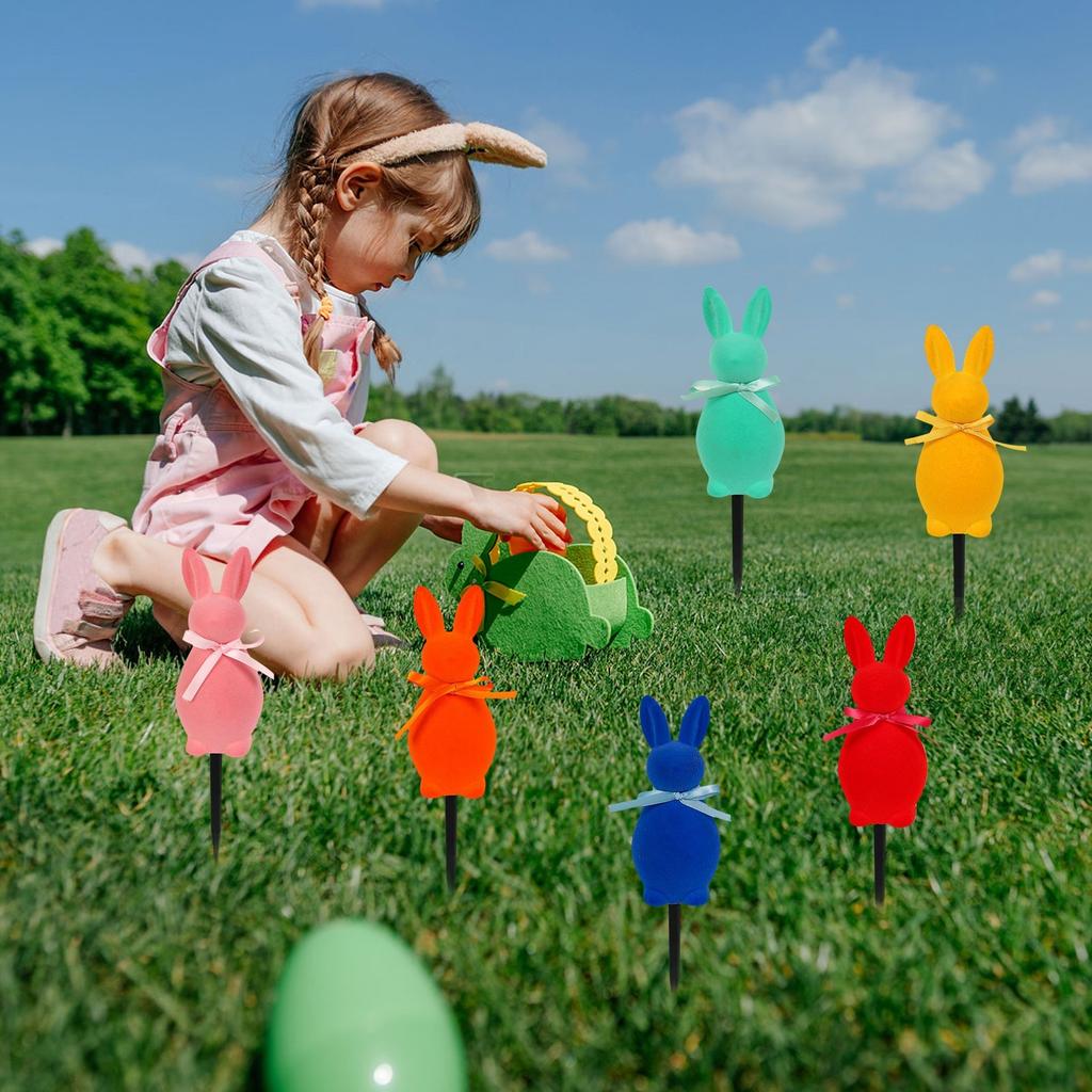 14cm Easter Decoration With Bow Doll Ornaments Dual-purpose  Doll Gift