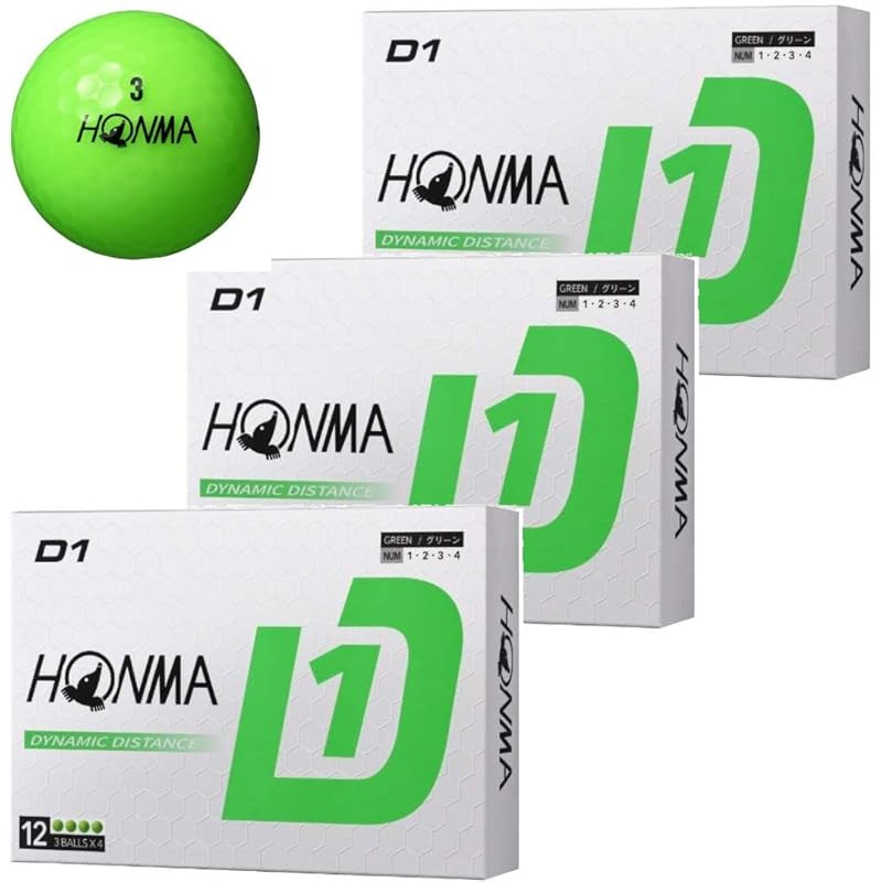 

Honma Golf D1 ball golf ball 2024 model BT2401 green 3 dozen 36 balls Flying distance