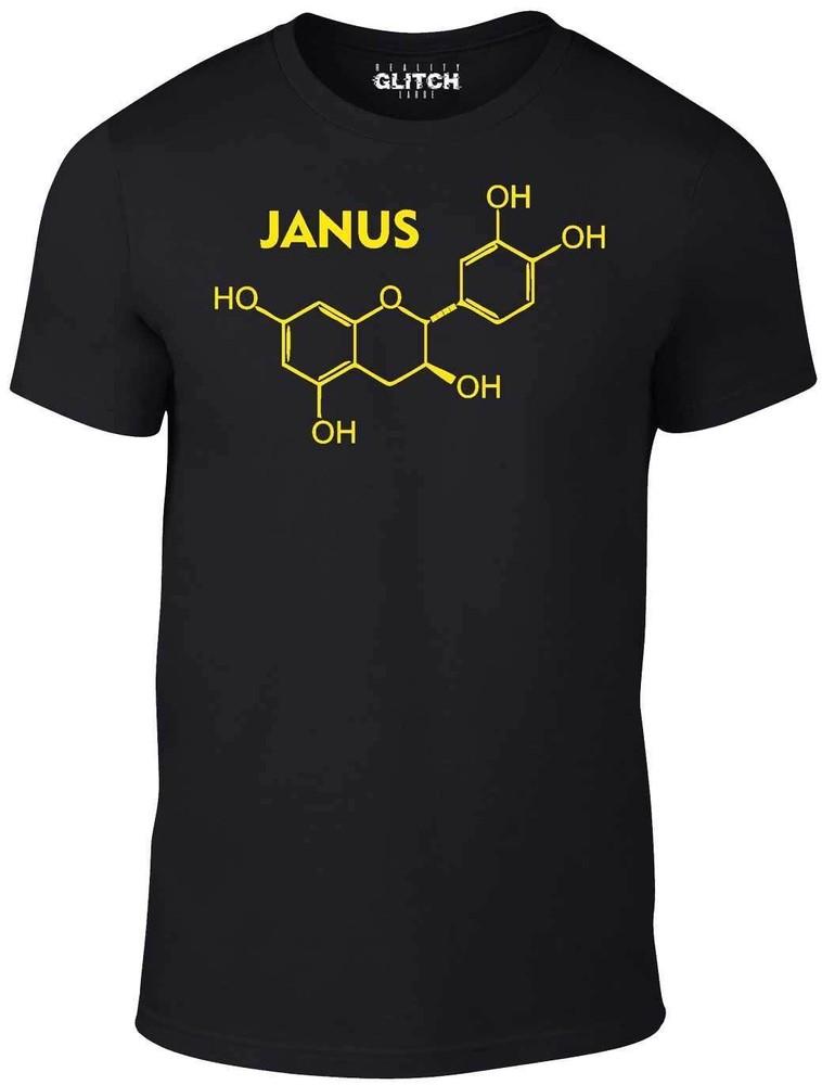 

Футболка Janus Molecule - Смешная футболка ретро ТВ утопия мода научная серия S