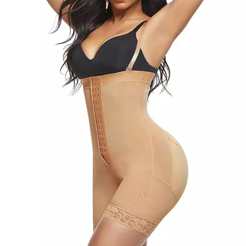 Women s Plus Size Postpartum Body Shaper Bodysuit - Tummy Control & Hip Lift Compression M телесный
