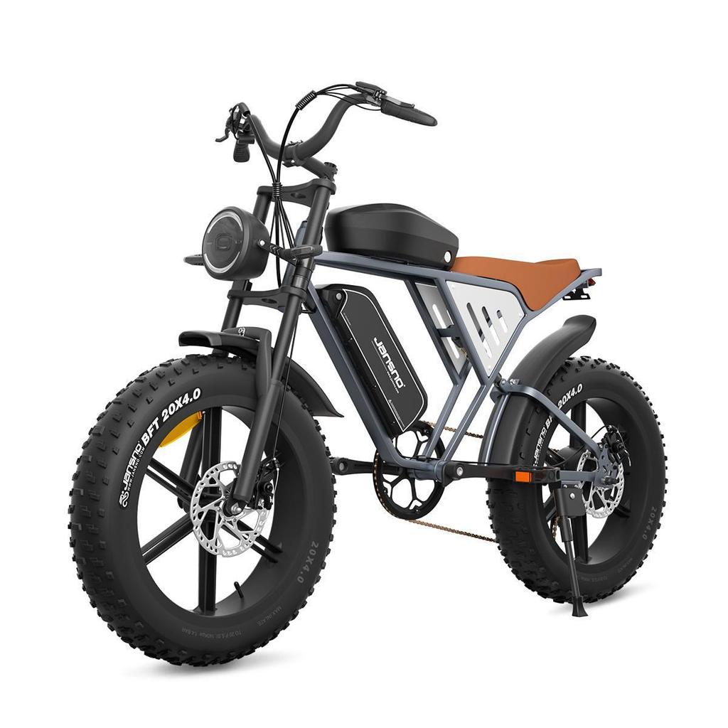 Bicicletta elettrica JANSNO X70, motore brushless, doppie batterie al litio 48V 34Ah, per uso esterno, pneumatici da 20 pollici, bicicletta elettrica da montagna